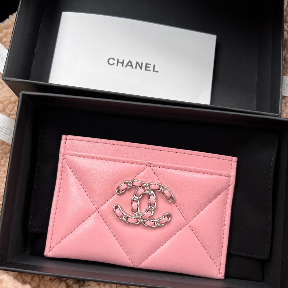 Chanel card holder